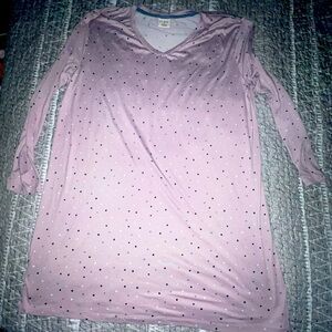 Wonderly Intimates Night Gown Purple XL